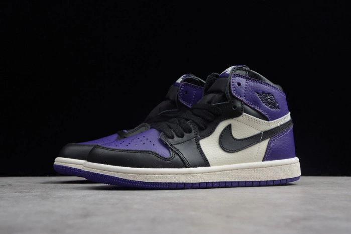 Kids  Air Jordan 1 Retro High OG 'Court Purple' 555088-501