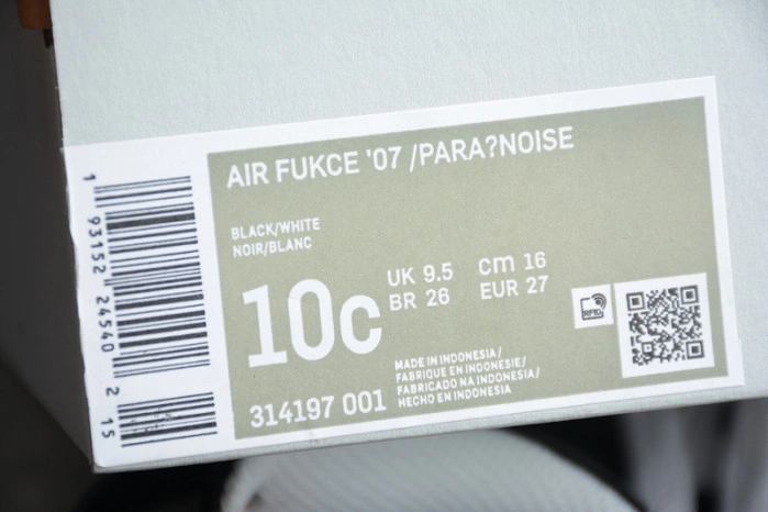Kids Air Force 1 Low G-Dragon Peaceminusone Para-Noise 314197-001
