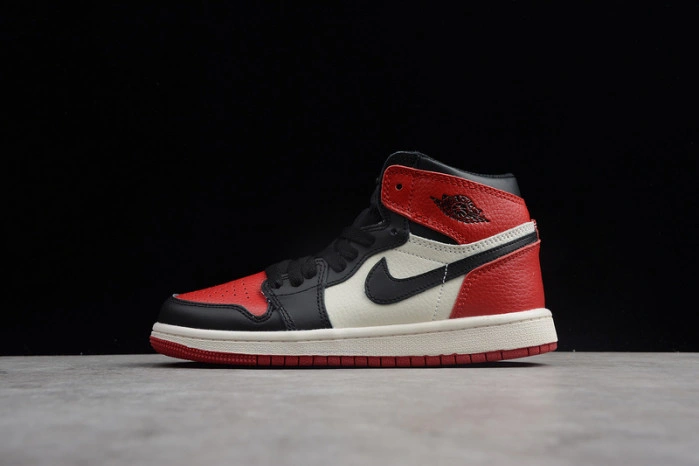 Kids Air Jordan 1 Retro High OG "Bred Toe" 555088 610