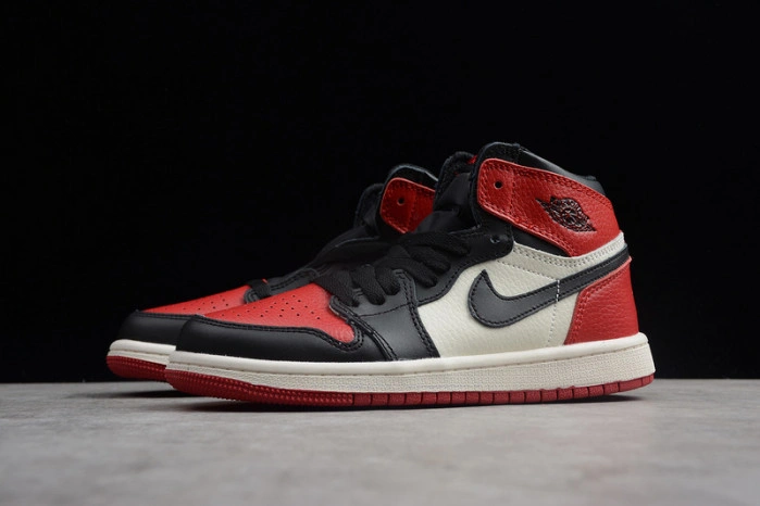 Kids Air Jordan 1 Retro High OG "Bred Toe" 555088 610