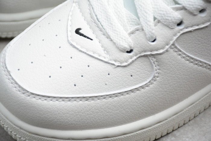 Kids Nike Air Force 1 Mid 07 White Black Red 314197-101