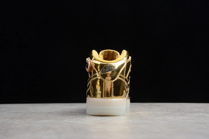 Kids Nike Air Force 1 Mid WB Metallic Gold 314197-8100