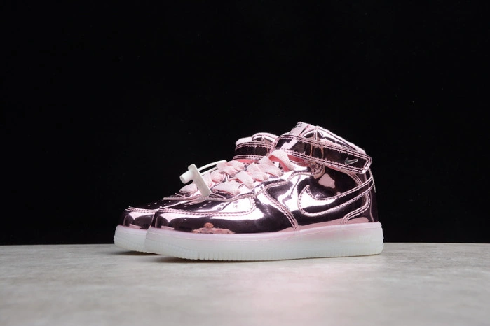 Kids Nike Air Force 1 Mid WB Pink Rose 314197-8300