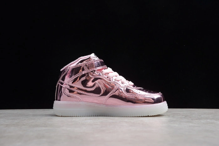 Kids Nike Air Force 1 Mid WB Pink Rose 314197-8300