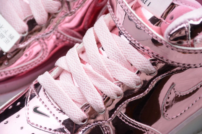 Kids Nike Air Force 1 Mid WB Pink Rose 314197-8300
