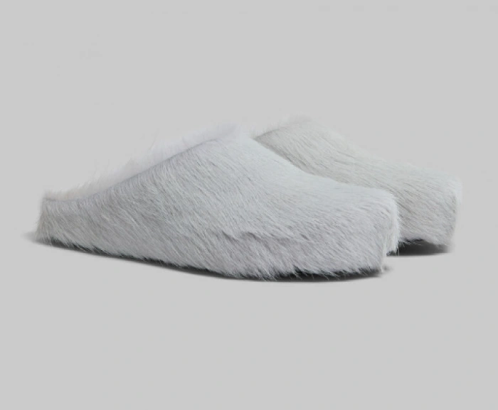 MARNI CALF HAIR SLIPPERS