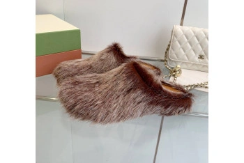 MARNI CALF HAIR SLIPPERS