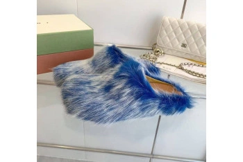 MARNI CALF HAIR SLIPPERS