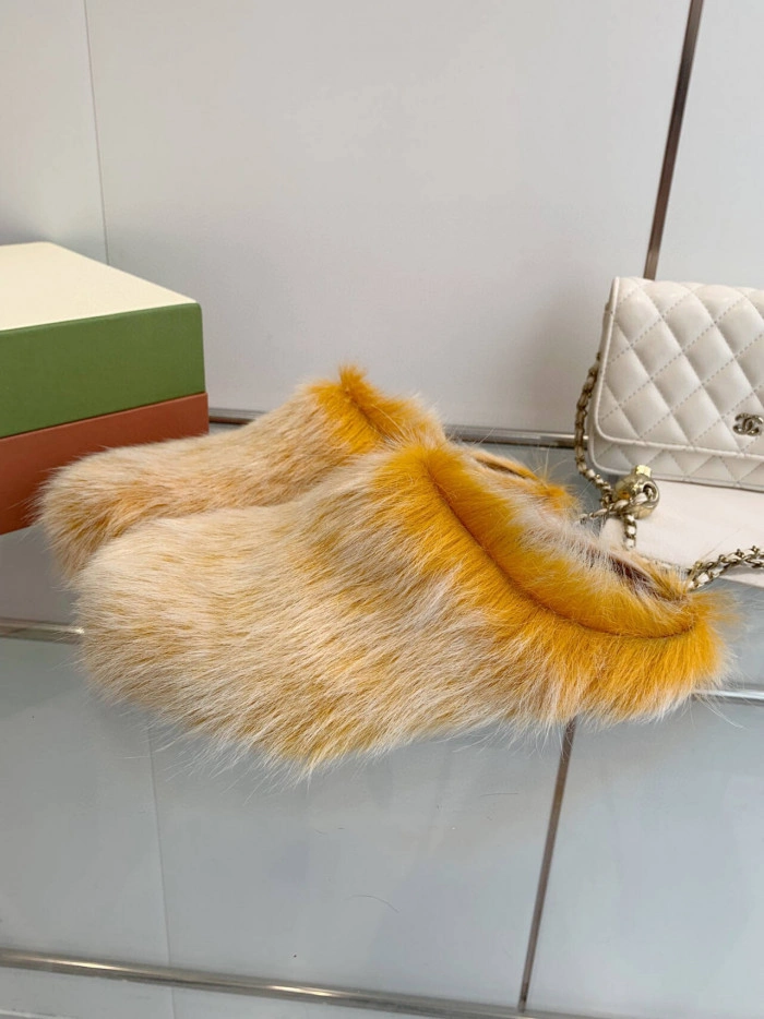 MARNI CALF HAIR SLIPPERS