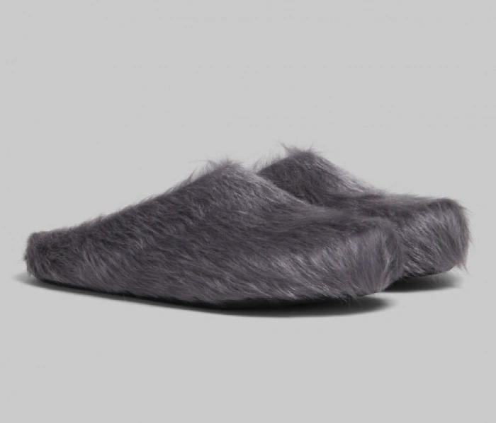 MARNI CALF HAIR SLIPPERS