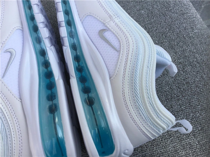 MSCHF x INRI x Nike Air Max 97 'Jesus Shoes' Custom White Blue 921826-101JSUS.