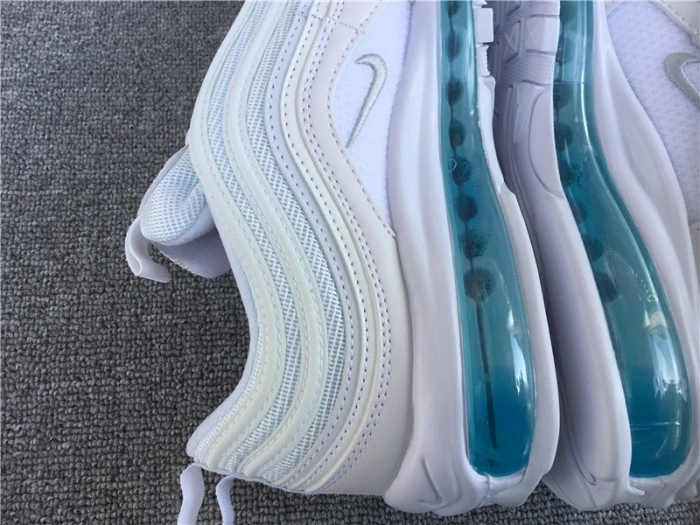 MSCHF x INRI x Nike Air Max 97 'Jesus Shoes' Custom White Blue 921826-101JSUS.
