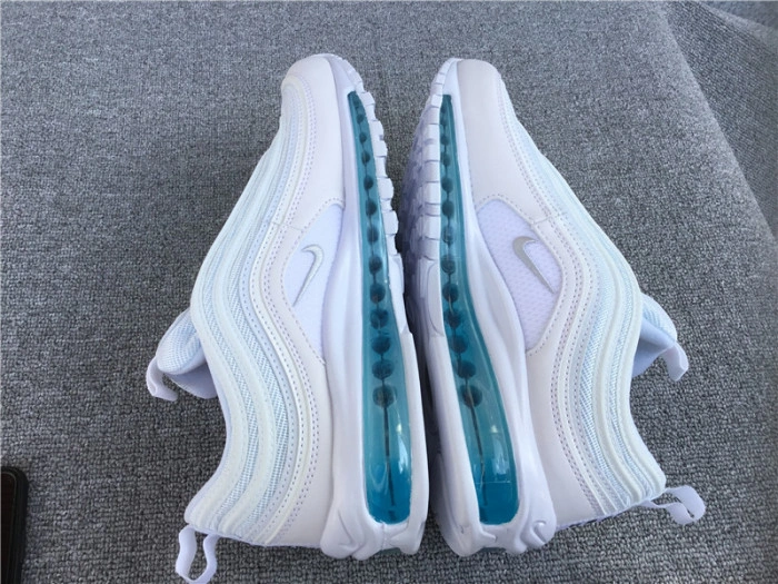 MSCHF x INRI x Nike Air Max 97 'Jesus Shoes' Custom White Blue 921826-101JSUS.