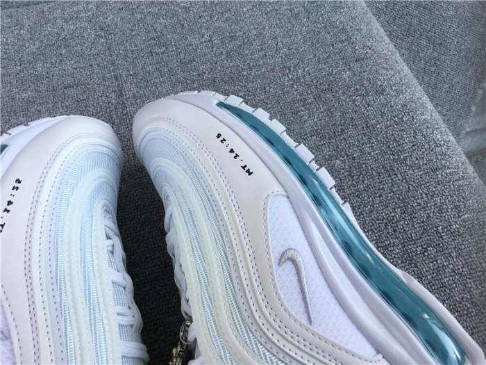 MSCHF x INRI x Nike Air Max 97 'Jesus Shoes' Custom White Blue 921826-101JSUS.