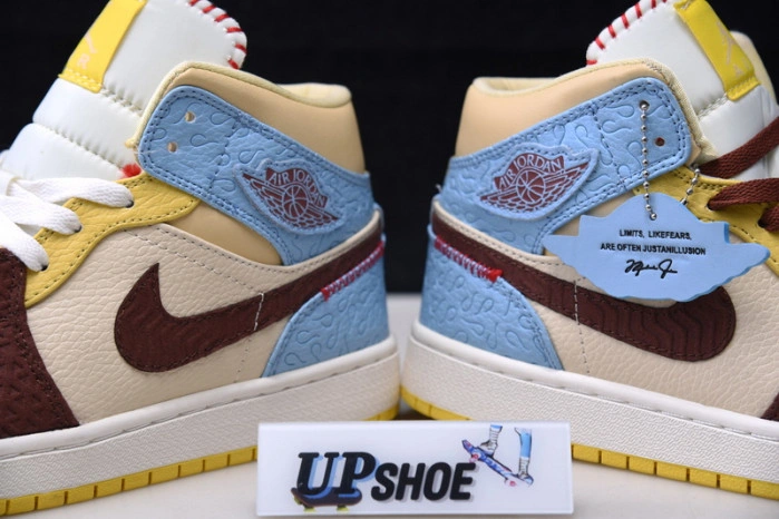 Maison Chateau Rouge x Air Jordan 1 High Mid  Fearless CU2803-200