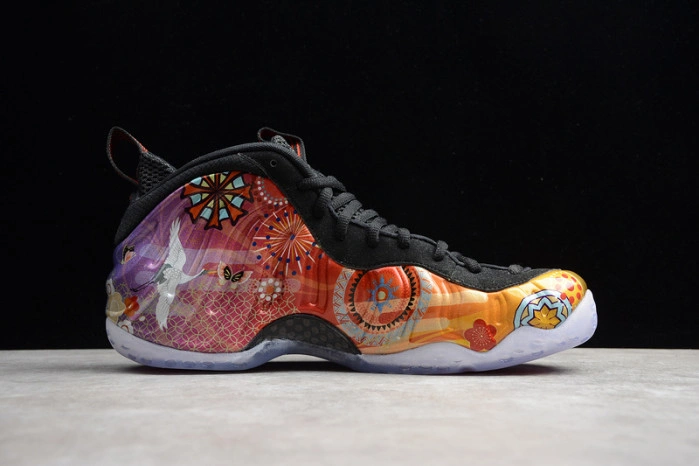 NIKE AIR FOAMPOSITE ONE LNY QS "LUNAR NEW YEAR 2018" AO7541-006