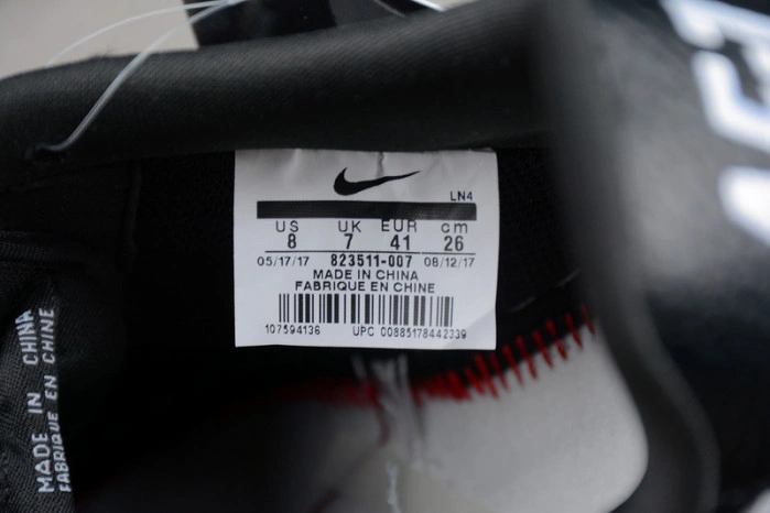 NIKE AIR FORCE 1 '07 LV8 823511-007 NBA PACK BLACK WHITE 823511-007