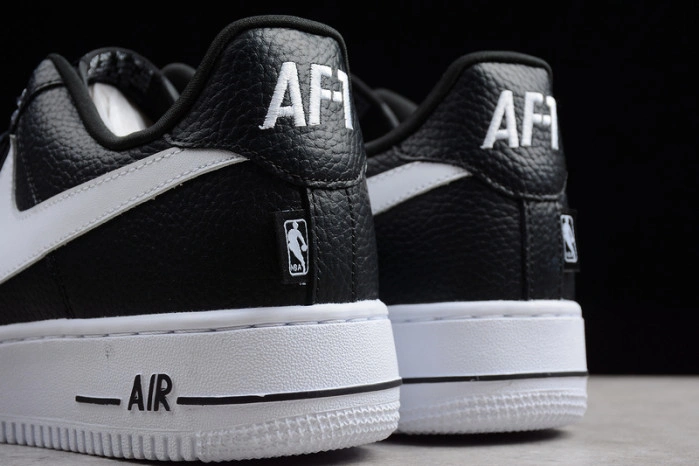 NIKE AIR FORCE 1 '07 LV8 823511-007 NBA PACK BLACK WHITE 823511-007