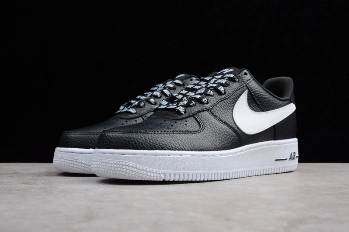 NIKE AIR FORCE 1 '07 LV8 823511-007 NBA PACK BLACK WHITE 823511-007