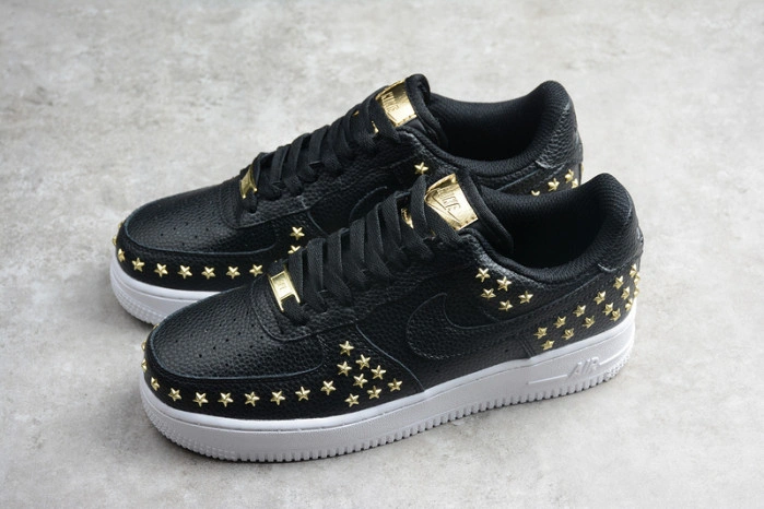 NIKE AIR FORCE 1 LOW STARS BLACK AR0639-001