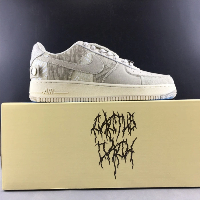 NIKE AIR FORCE 1 x Travis Scott  White Grey  CN2405-902
