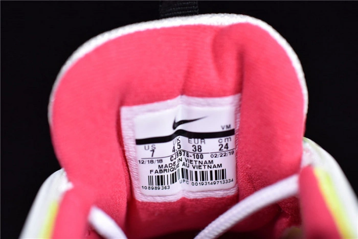 NIKE AIR MAX 97 GS Kie Ney AMAX 97 GS WHITE RUSH PINK BLACK VOLT CJ9978-100