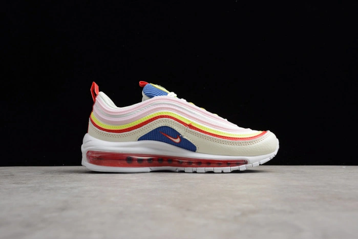 NIKE AIR MAX 97 SE “CORDUROY” SAIL VOLT GLOW ARCTIC PINK WOMENS AQ4137-101