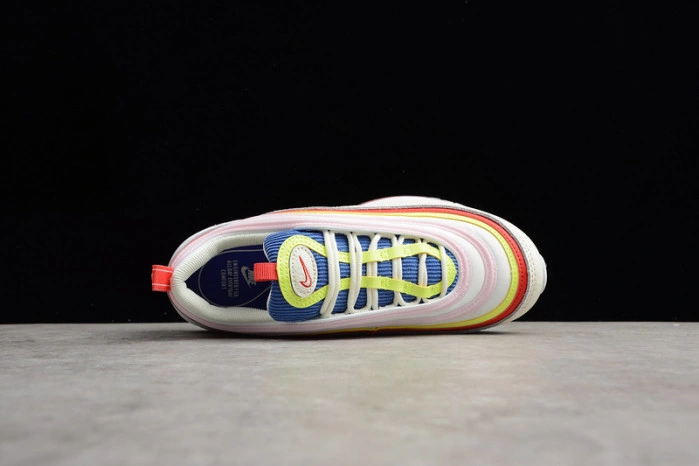 NIKE AIR MAX 97 SE “CORDUROY” SAIL VOLT GLOW ARCTIC PINK WOMENS AQ4137-101