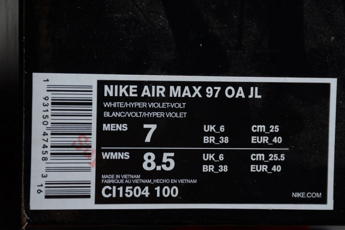 NIKE AIR MAX 97 “LONDON SUMMER OF LOVE” CI1504-100