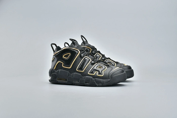 NIKE AIR MORE UPTEMPO “FRANCE” BLACK METALLIC GOLD AV3810-001