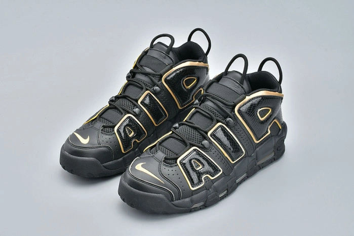 NIKE AIR MORE UPTEMPO “FRANCE” BLACK METALLIC GOLD AV3810-001