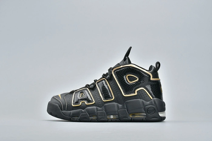 NIKE AIR MORE UPTEMPO “FRANCE” BLACK METALLIC GOLD AV3810-001