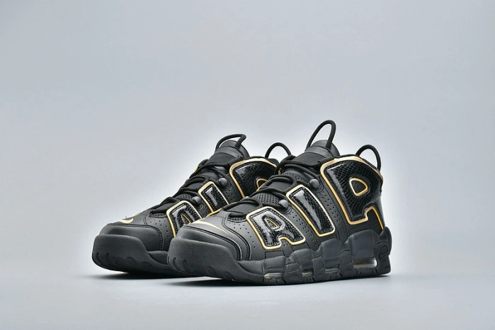 NIKE AIR MORE UPTEMPO “FRANCE” BLACK METALLIC GOLD AV3810-001