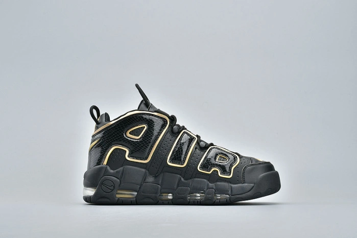 NIKE AIR MORE UPTEMPO “FRANCE” BLACK METALLIC GOLD AV3810-001