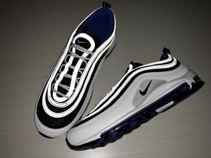 NIKE MENS AIR MAX 97 WHITE BLACK-PERSIN VIOLET 921522-102