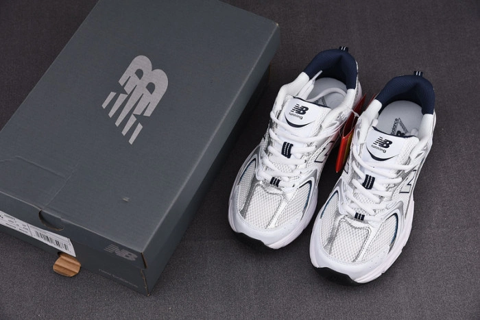 New Balance 530 White Silver Navy MR530SG
