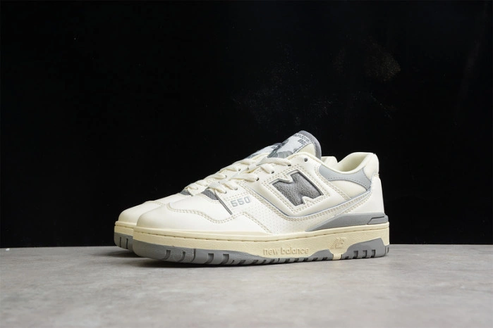New Balance 550 AAime Leon Dore White Grey BB550ALE