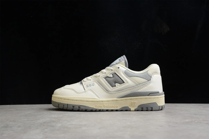 New Balance 550 AAime Leon Dore White Grey BB550ALE