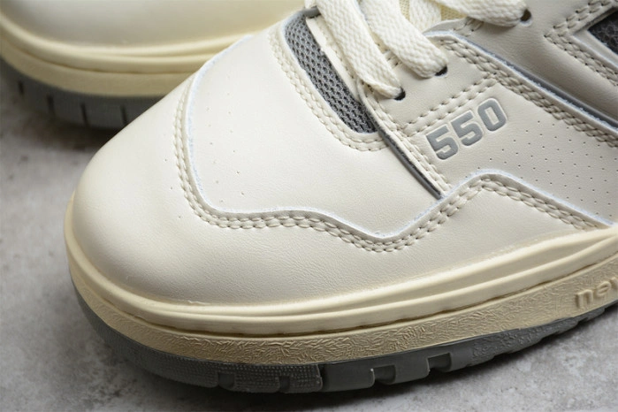 New Balance 550 AAime Leon Dore White Grey BB550ALE