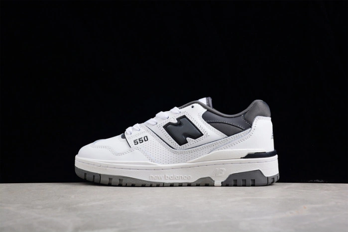 New Balance 550 White Grey Dark Grey BB550WTG