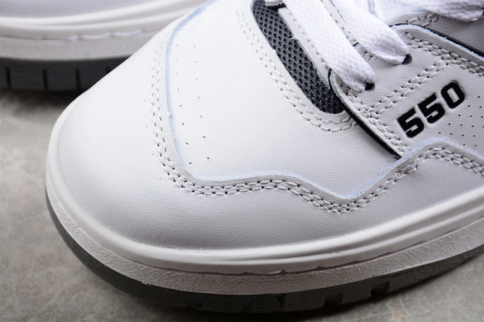 New Balance 550 White Grey Dark Grey BB550WTG