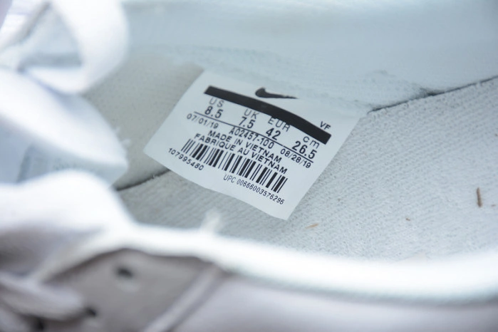Nike AIR Force 1 Connect QS NYC All-White AO2457-100