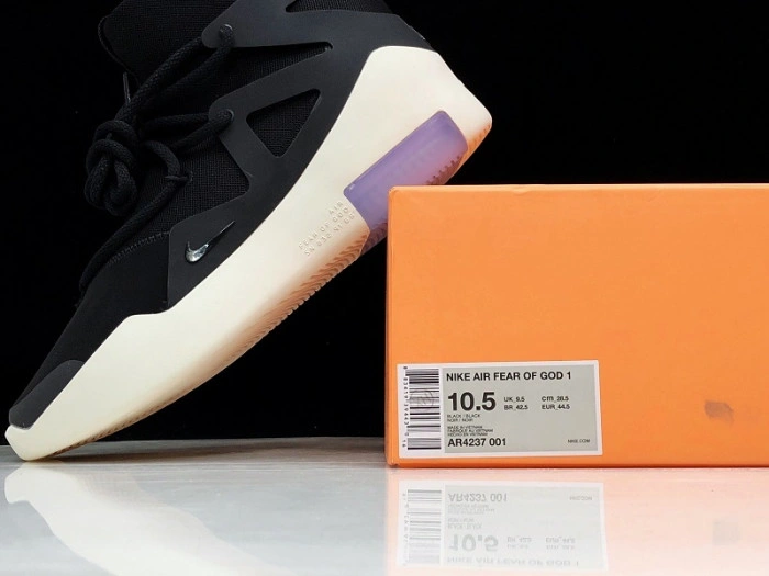 Nike Air Fear Of God 1 Black  AR4237-001