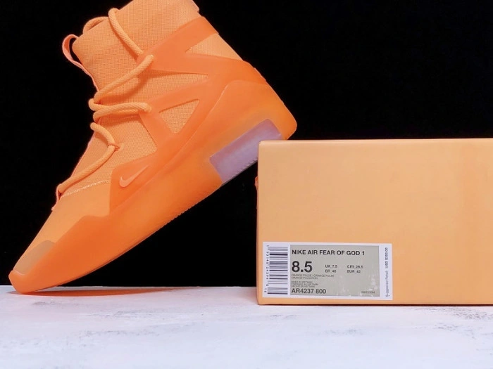 Nike Air Fear Of God 1 Orange Pulse  AR4237-800