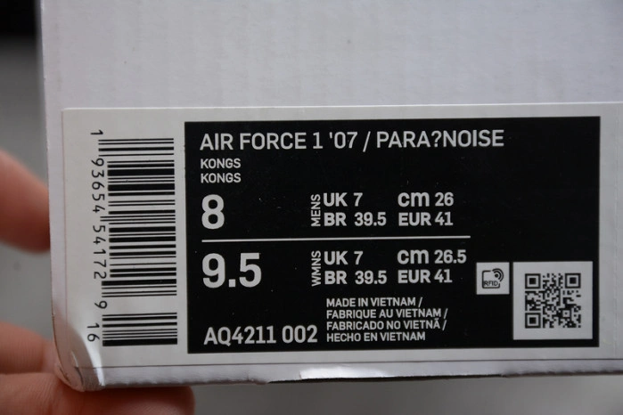 Nike Air Force 1 '07 Low Para-Noise Multi-Color AQ4211-002
