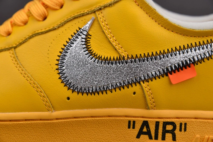 Nike Air Force 1 Low Off-White ICA University Gold  DD1876-700