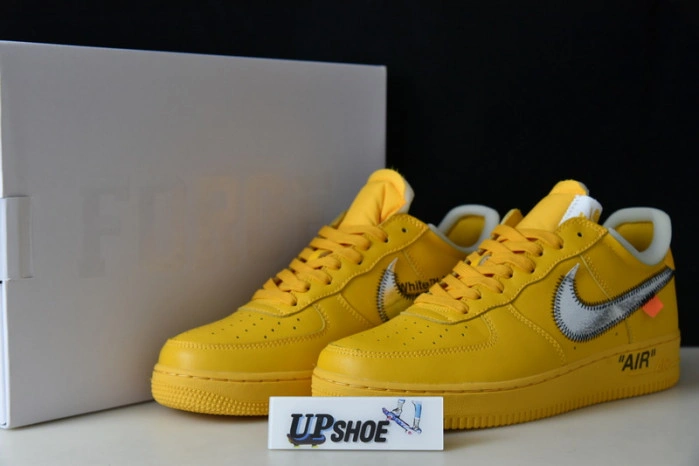 Nike Air Force 1 Low Off-White ICA University Gold  DD1876-700