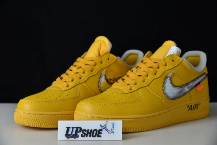 Nike Air Force 1 Low Off-White ICA University Gold  DD1876-700