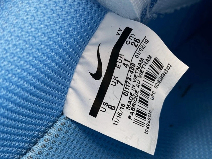 Nike Air Force 1 Low Off-White MCA University Blue  CI1173-400