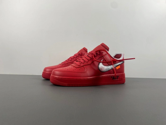 Nike Air Force 1 Low Off-White Red    AO4297-600